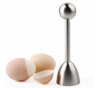 Soft Hard Boiled Egg Cracker Topper Stainless Steel Shell Separator Remover Eggs Cutter