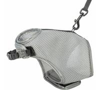 Soft Harness for Cats with Leash, 28-42 cm, 1.20 m, Grey