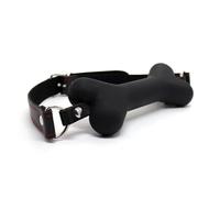 Soft Harness Mouth Silicone Dog Bone Ball Gag Open Mouth Gag BDSM Bondage Slave Gag Sex Products Sm Sex Toys for Women Black One