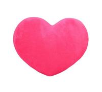 Soft Heart Shaped Pillows, Cute Hot Pink Heart Decorative Throw Pillow, Heart Plush Sleeping Cushion, Sofa Couch Bed Decoration for Girlfriend Valentine's Day Xmas Gift Rose Red L