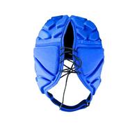 Soft Helmet Prefessional Football Soccer Helmet Rugby Scrum Cap Headguard Goalie Hat Head Protector for Head Protector(Blue,XL)