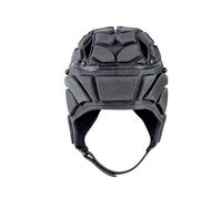 Soft Helmet Prefessional Football Soccer Helmet Rugby Scrum Cap Headguard Goalie Hat Head Protector Shockproof Headgear Soccer Goalkeeper For Youth Adult(Black,L)