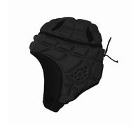 Soft Helmet Rugby Helmet Padded Headguard Headgear For Soccer Scrum Cap Head Protector Soft Protective Helmet For Youth Football For Youth Adult(Black Helmet,L)
