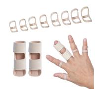 Soft Home 8 Pcs Oval Finger Splints & Trigger Finger Splints 2 Pack for Arthritis and Mallet Finger Pain Relief Comfortable & Effective Pain Relief for Thumb, Index, Me