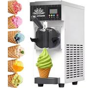 Soft Ice Cream Machine for Home Use, Desktop Ice Cream Maker for Commercial and Family, Ideal for Summer Snacks and Desserts, Easy to Operate