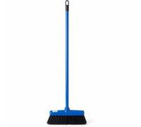 Soft Indoor Broom with Long Handle | 10 Inch Floor Sweeping Brush for Kitchen Home Cleaning | Durable Bristles Lightweight Household Broom for Dust Hair Tile Wood Floor Cleaning Multi Color