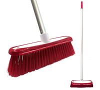Soft Indoor Broom with Long Handle Sweeping Brush Head Cleaning Floor