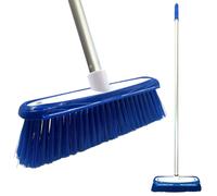Soft Indoor Broom with Long Handle Sweeping Brush Head Cleaning Floor