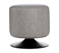 Soft Industrial Collection Denver Cylinder Stool - Ash Grey
