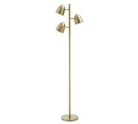 Soft Industrial Collection Newton Floor Lamp - Brass Finish