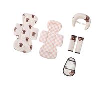 Soft Infant Pad Comfortable Fabric Easy Installation for Strollers and Seats User Friendly Design Baby Strollers Seat Liner