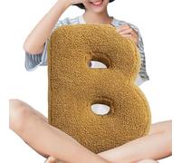 Soft Initial Throw Cushion - Soft Initial Alphabet Cushion | A to Z Initial Letter Soft Hugging Pillow, English Letter Plush Cushion for Kids, Friends, Family