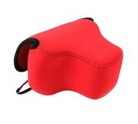 Soft Inner Camera Bag, Compatible with Fujifilm, X-T50 X-S20 | XT50 XS20 XS10 XC 15-45mm X-E5 XE5 XF 23mm Z50 Z50II Z 16-50mm Lens, neoprene(Red)