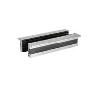 Sealey VSJ125 Soft Jaws Aluminium/Rubber for Vise Magnetic Fitting 125mm Wide