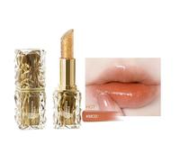 Soft Jelly Lipstick Color Changing Glossy Hydrating Lip Glitter Lip Moisturizing Stick Shade Red Sparkling Turning A6Y2 Sequins