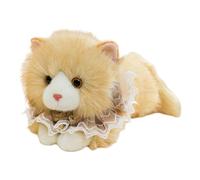 Soft Kitty Stuffed Toy - Life Like Cat Plush, Fabric with Detail, Animal Doll, Decorative Plush Figure, Cat Toy for Enhancing Comfort, Play, And Room Aesthetic Across Bedroom Living Room