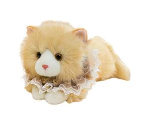 Soft Kitty Stuffed Toy - Life Like Cat Plush, Fabric with Detail, Animal Doll, Decorative Plush Figure, Cat Toy for Enhancing Comfort, Play, And Room Aesthetic Across Bedroom Living Room