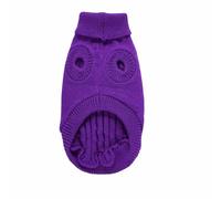 Soft Knitted Pet Winter Sweater, Warm Comfortable Pullover Apparel, Cozy Thermal Wear for Cold Weather Daily Use(Purple,X-Large)