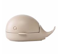 Soft Laundry Brush - Clothes Shoe and Foot Cleaning Brush | Small Whale Design with Long Handle for Washing and Cleaning