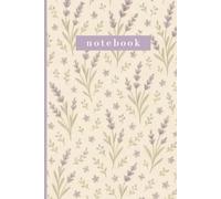 Soft Lavender Sprigs Composition Notebook - College Ruled - 6" x 9" - 120 Pages