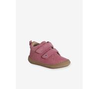 Soft Leather Ankle Boots for Babies, Designed for First Steps dusky pink