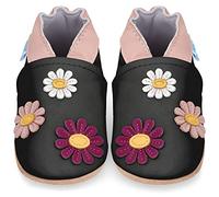 Soft Leather Baby’s Shoes - Newborn Baby’s Leather Booties with Suede Soles - First Steps Shoes - Newborn Baby’s Shoes - Shoes for Baby Boys or Girls. 12-18 Mesi Margherite