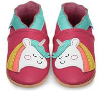 Soft Leather Baby’s Shoes - Newborn Baby’s Leather Booties with Suede Soles - First Steps Shoes - Newborn Baby’s Shoes - Shoes for Baby Boys or Girls. 12-18 Mesi Donkey