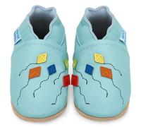 Soft Leather Baby Shoes with Suede Soles - Toddler Shoes - Infant Shoes - Pre Walker Shoes - Crib Shoes - Kites 0-6 Months