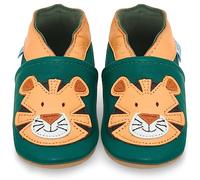 Soft Leather Baby Shoes with Suede Soles - Toddler Shoes - Infant Shoes - Pre Walker Shoes - Crib Shoes - Tiger - 6-12 Months