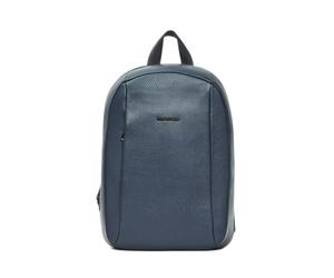 Soft Leather Backpack Mandarina Duck Bleu 38x26x11 cm