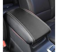 Soft Leather Car Interior Center Control Armrest Box Cover Protective Trim For Hyundai For Tucson 2015-2018 Armrest Pad(Titanium-line)