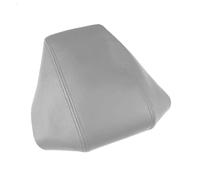 Soft Leather Center Console Armrest Box Cover Lid Skin Cover Sticker Trim For Ford For Focus 2015 2016 2017 2018(B grey)