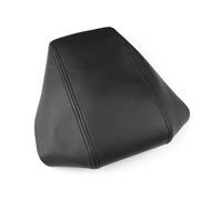 Soft Leather Center Console Armrest Box Cover Lid Skin Cover Sticker Trim For Ford For Focus 2015 2016 2017 2018(B Black)