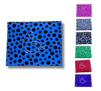 Soft Leather Disabled Badge Holder Polka Dot Wallet Disability Parking Badge Cover Holder by Glamified Disabled Blue Badge Display Holder (Sky Blue)