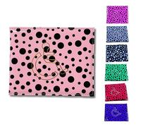 Soft Leather Disabled Badge Holder Polka Dot Wallet Disability Parking Badge Cover Holder by Glamified Disabled Blue Badge Display Holder (Baby Pink)