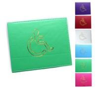 Soft Leather Disabled Badge Holder Wallet Disability Parking Badge Cover Holder by Glamified Disabled Blue Badge Display Holder… (Green)