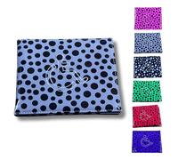 Soft Leather Disabled Badge Holder Wallet Disability Parking Badge Cover Holder by Glamified Disabled Blue Badge Display Holder… (Gray(Polka Dot))