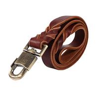 Soft Leather Dog Collar and Leash Set, Braided 2.5cm Width Pet Chain with Heavy Duty Clip, Durable and Eco - Friendly Dog Neck Strap for Large Medium Dogs Up to 110lbs, 90cm/120cm/ (2.5 * 90CM)