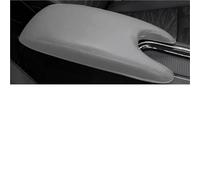 Soft Leather For Cadillac For ATS 2013 2014 2015 2016 2017 2018 2019 Car Center Control Armrest Box Elastic Band Cover CLVCCZTZGW(Gray)