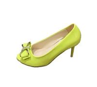 Soft Leather High Heel Sandals for Women Summer Fashion Outdoor Wear Fish Mouth Single Shoes Women High Heels Stiletto Sexy Work Shoes Bridal Shoe Wide Fit Green