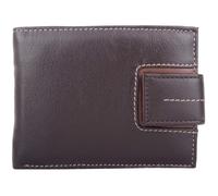 Soft Leather Tri-Fold Money / Credit Card Holder / Wallet VALITA Brown One Size