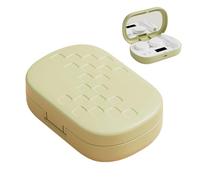 Soft Lens Cleaner Machine - Ultrasonic Soft Lenses Daily Care Machine,5 Modes Intelligent Display Solution Soak Case Cleaner for Daily Use Travel Sharing