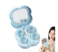 Soft Lens Cleaner, Ultrasonic Cleaning Care for Soft Lenses - Waterproof Storage Box with Daily Care Function for Unisex On the Go
