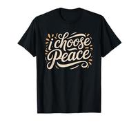 Soft Life Aesthetic Choosing Peace Statement Over Drama Calm T-Shirt