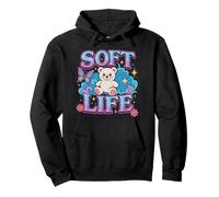 Soft Life Cozy Aesthetic Kawaii Cutecore Pastelcore Cozycore Pullover Hoodie