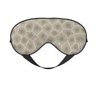 Soft Light Blocking Petoskey Stone Print Sleep Mask for Side Sleeper Women Men,Breathable Eye Mask with Adjustable Strap