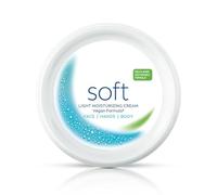 Soft Light Moisturizer, 300ml, for Face, Hand & Body | Non-Greasy Cream with Vitamin E & Jojoba Oil for Instant Hydration
