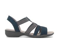 Soft Line Womens Sandals Blue Adults Ladies Strappy Navy Slip On Sark SIZE