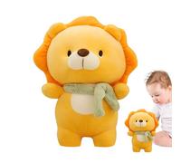 Soft Lion Plush - 23 Centimeter Animal Stuffed Figure, Plushed Pillows Huggable Stuff Plushes Toy Companion Animals | Lions Doll For Family Kids Girls Boys Children Bedroom Decor Playtime Cuddle Frien