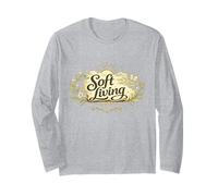 Soft Living Era, Cozy Lifestyle, Mental Wellness Long Sleeve T-Shirt